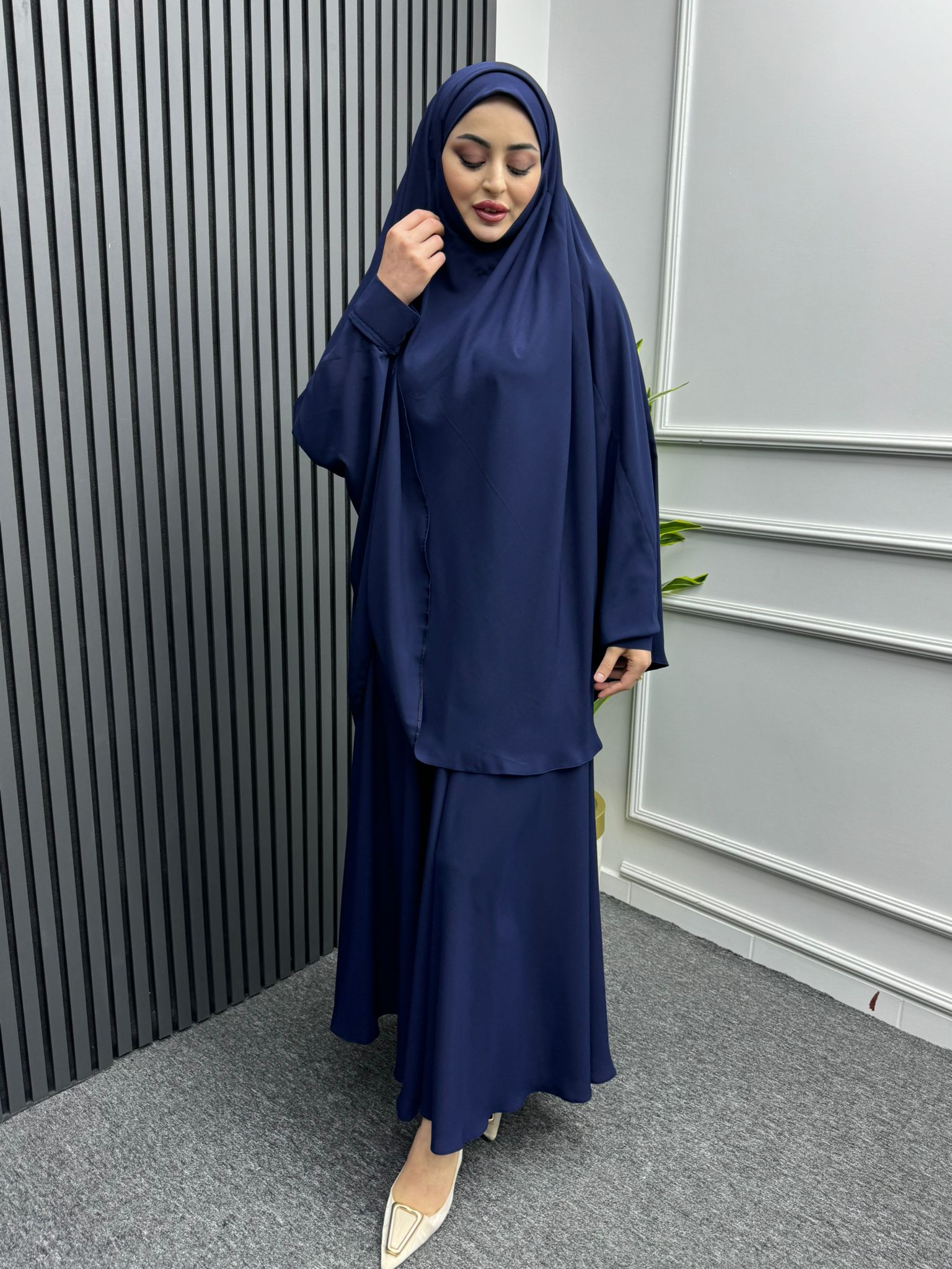 Sultan çarşaf Lacivert